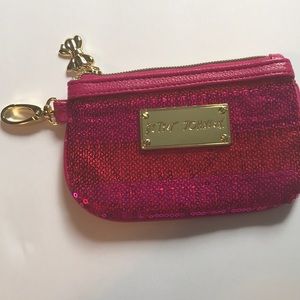 Betsey Johnson Pink Sequins small bag